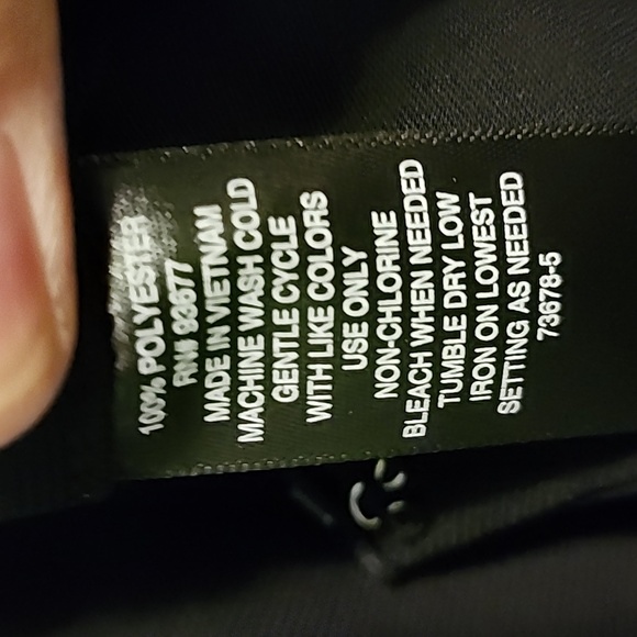 Black Wide Leg Ankle Pant (Size 12) NWOT W Worthington (Side Zip) - Picture 4 of 7